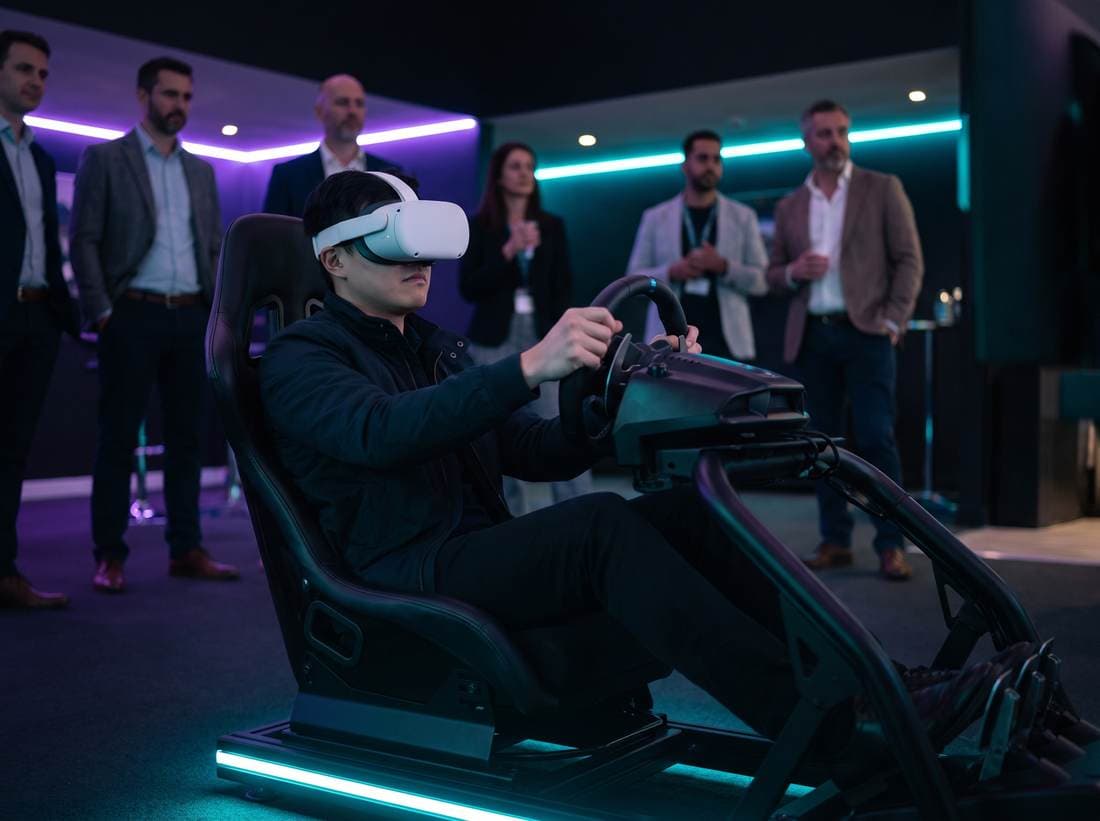 VR Racing at a Wolverhampton event