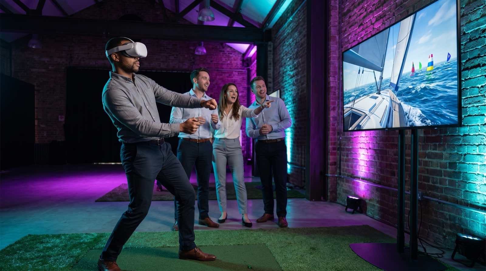 VR Sailing at a Exeter event